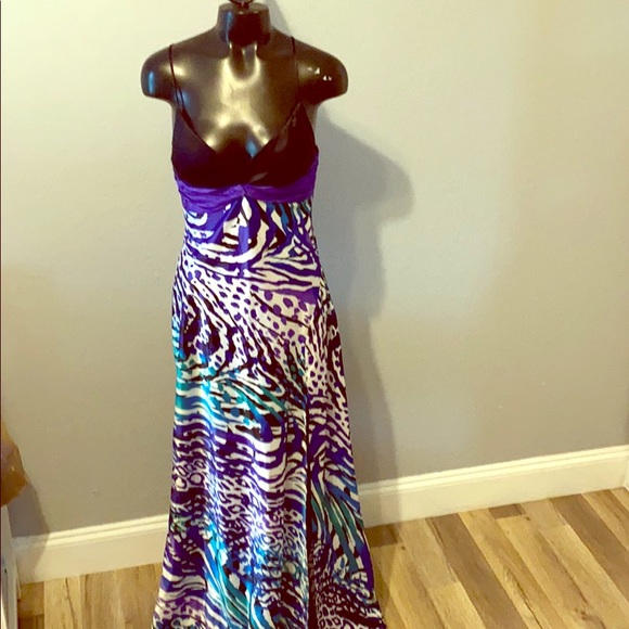 NWT cache silk gown - Picture 1 of 9